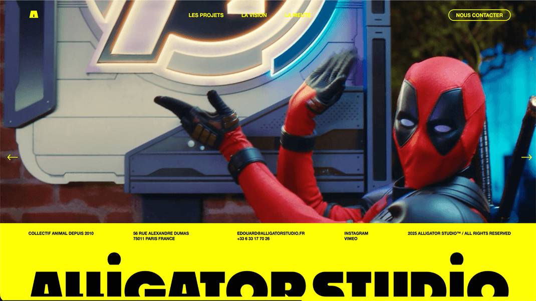 Site web Alligator Studio